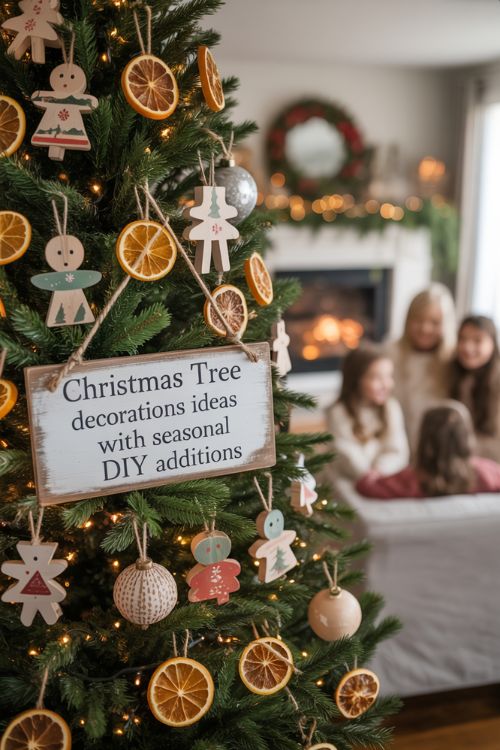 Christmas Tree Decorations Ideas with Seasonal DIY Additions