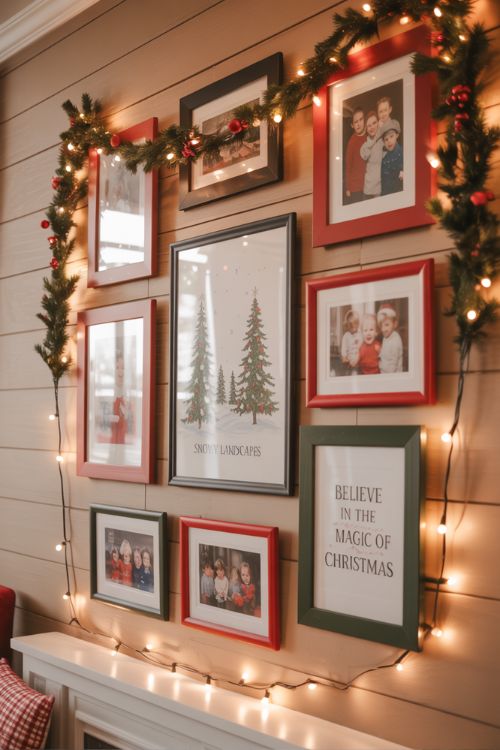 Holiday-Themed Wall Art for a Festive Christmas Home