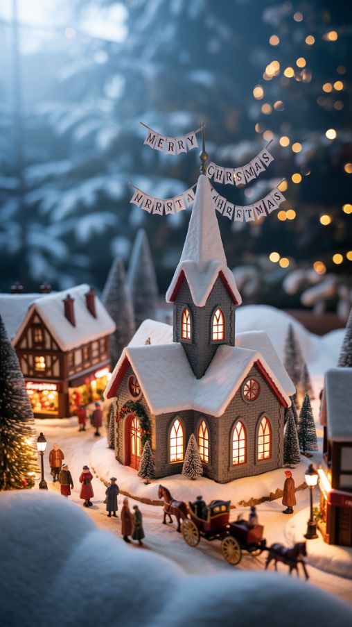 Classic and Themed Christmas Village Display Ideas