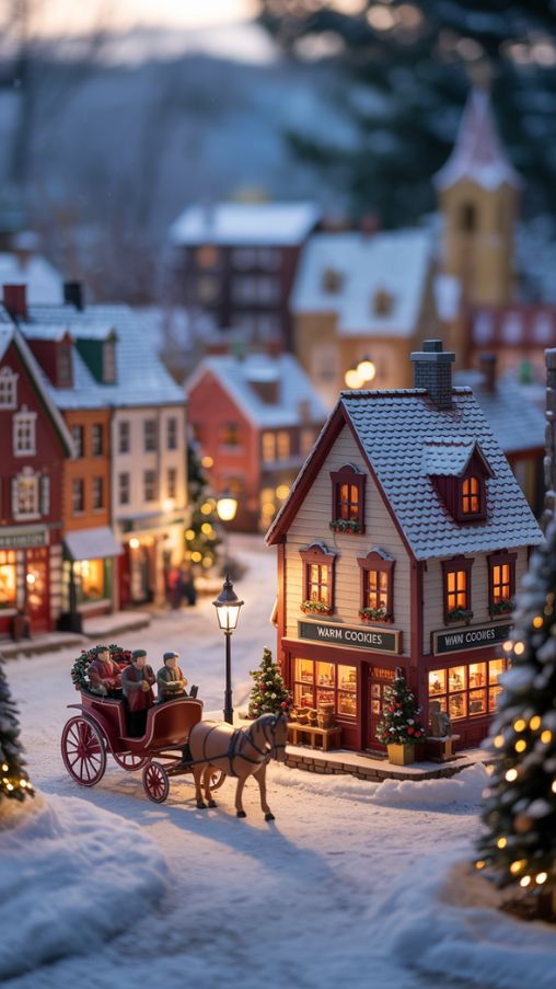 Classic and Themed Christmas Village Display Ideas