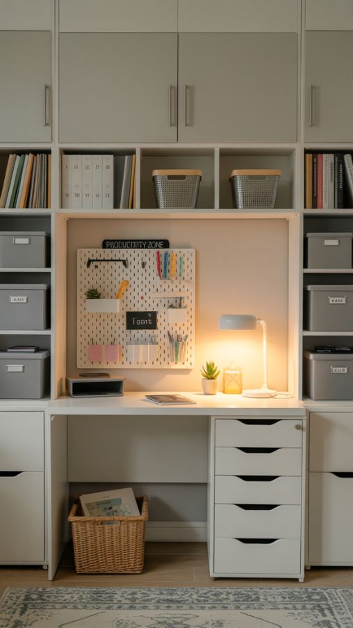 Clever IKEA Storage Solutions for Home Offices