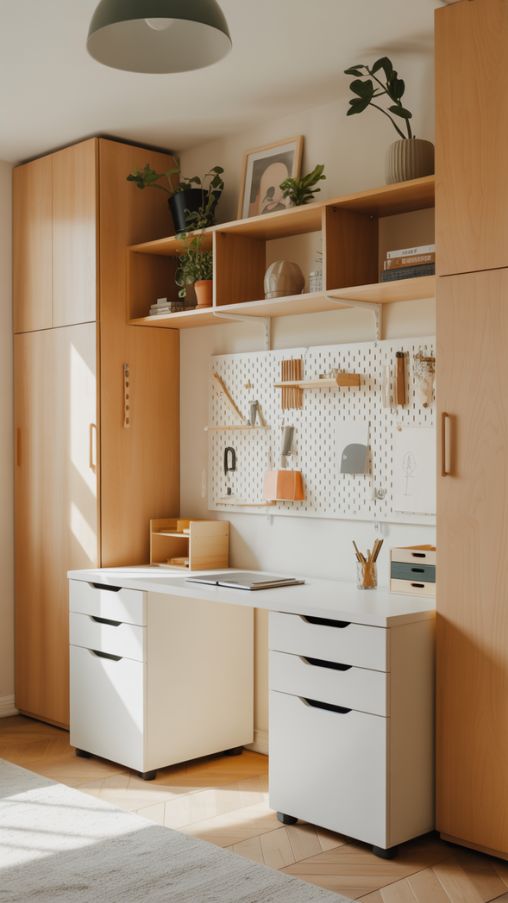 Clever IKEA Storage Solutions for Home Offices