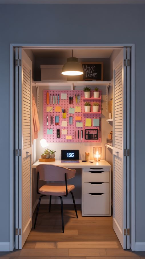 Cloffice Ideas with IKEA – Transform Closets Into Workspaces