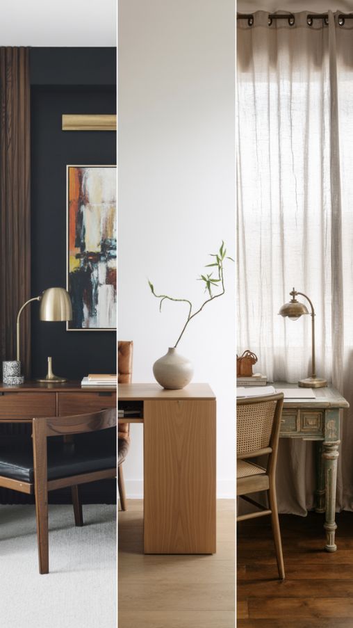 Contemporary vs Minimalist vs Rustic Home Office Ideas