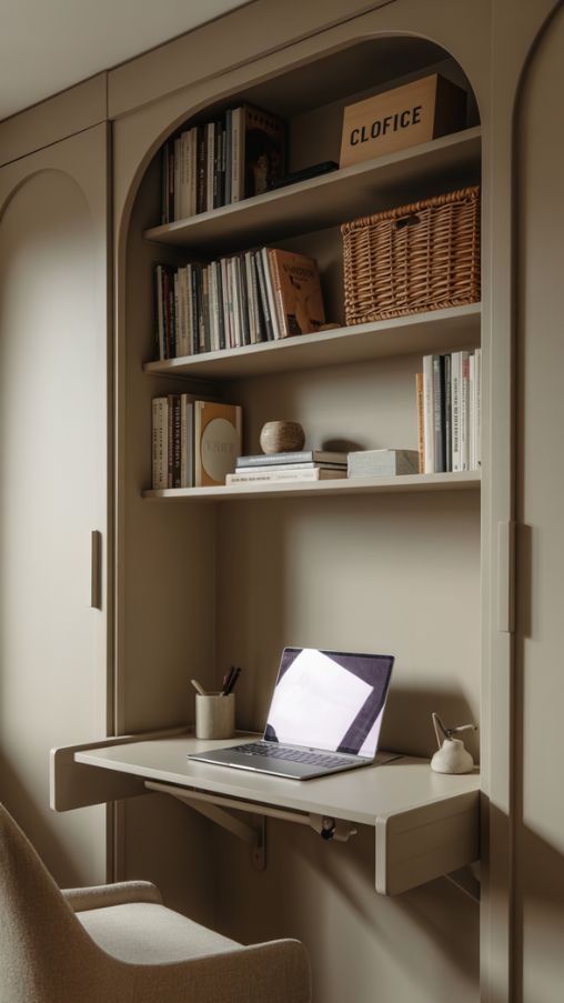 Convert Closets or Alcoves into Small Office Ideas