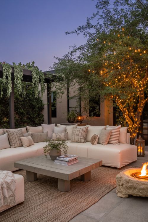 Cozy Outdoor Living Spaces – Patio Designed Like an Outdoor Living Room