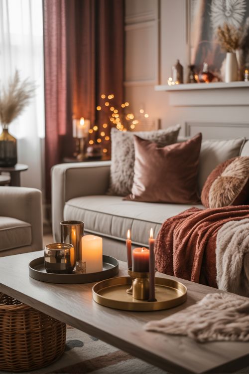 Cozy Winter Decor Color Ideas – Warm Neutrals, Jewel Tones, and Metallic Accents