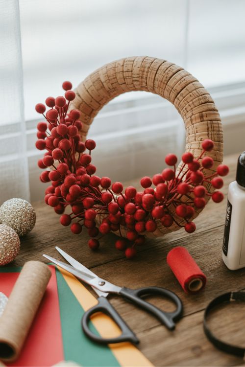 Creative Paper, Felt, and Upcycled Wreaths for Christmas