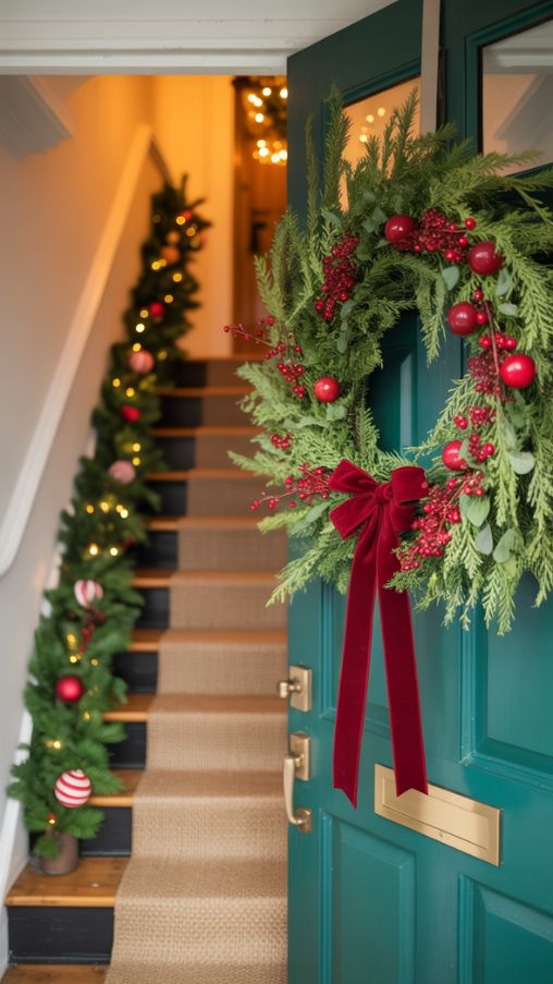 DIY Cherry Red Christmas Decorations