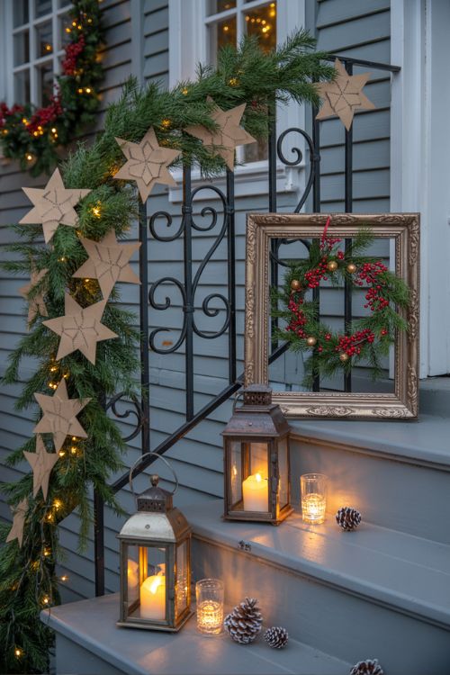 DIY Christmas Porch Decorating Ideas