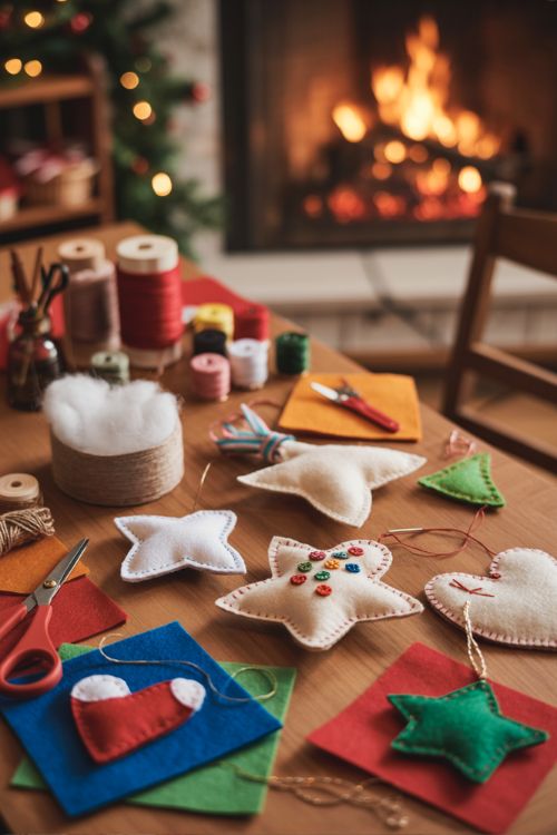 DIY Felt Christmas Ornaments – Handmade Holiday Crafting Ideas
