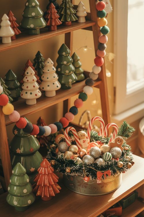 DIY Kitsch Christmas Decorations Personalized Retro Holiday Interior