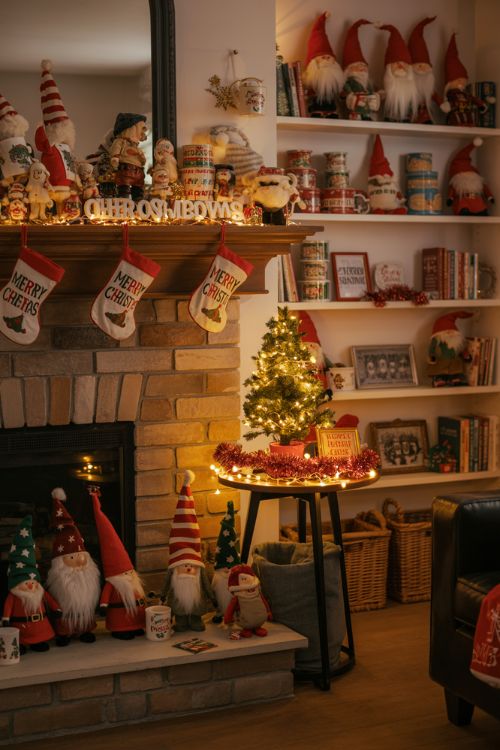 Decorating Your Home with Kitsch Christmas Decorations Joyful Retro Holiday Interior