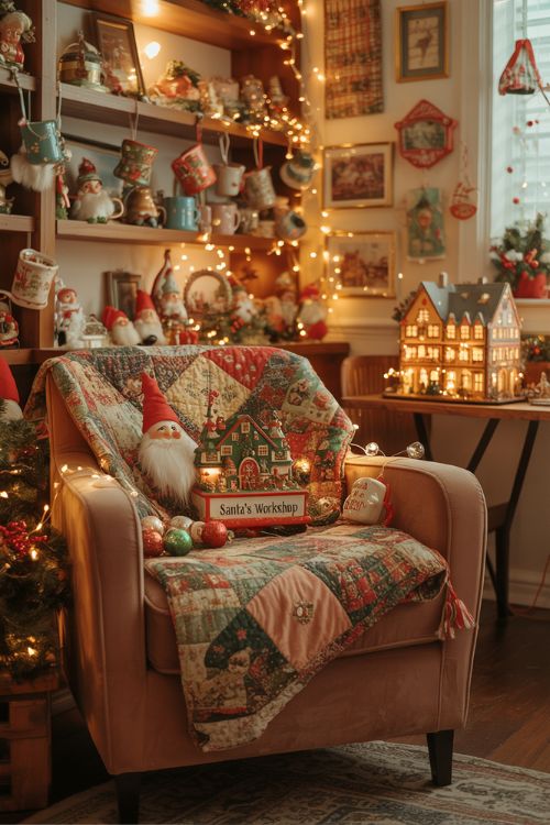 Decorating Your Home with Kitsch Christmas Decorations Joyful Retro Holiday Interior