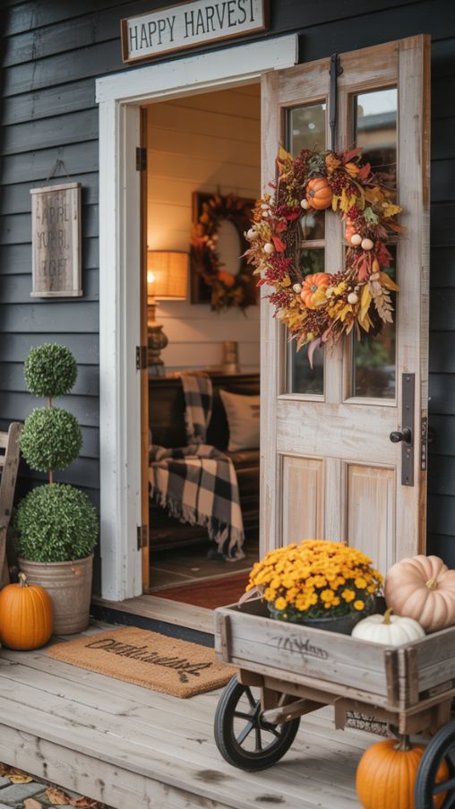 Decorating the Front Porch