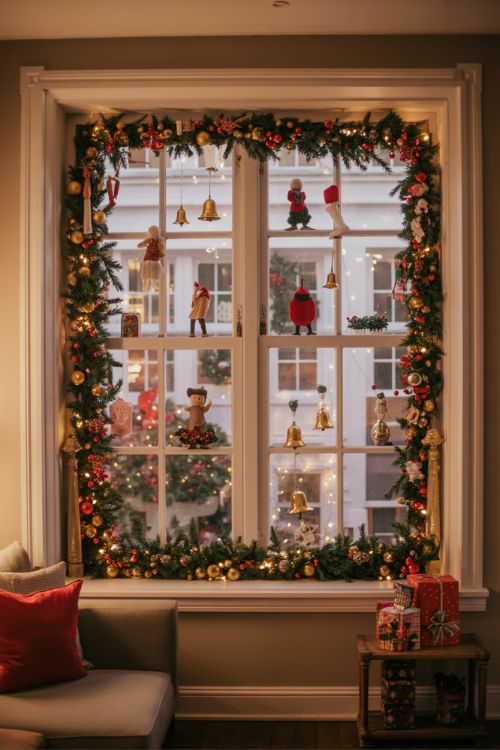 Department Store-Inspired Christmas Window Decorations