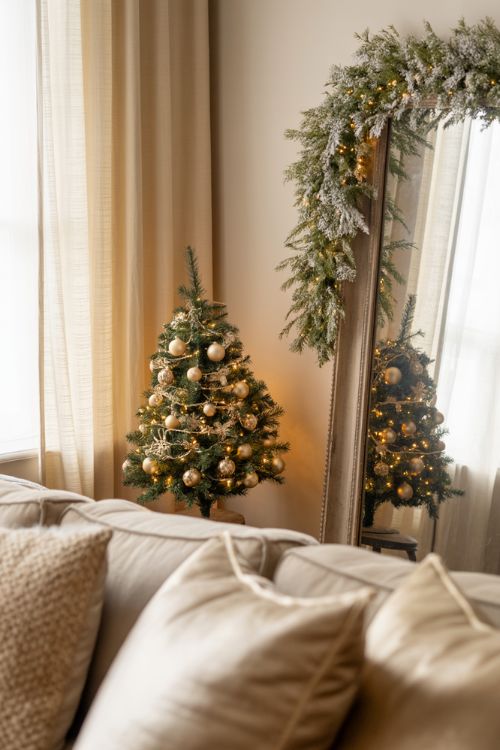 Elegant Living Room Christmas Decor Ideas