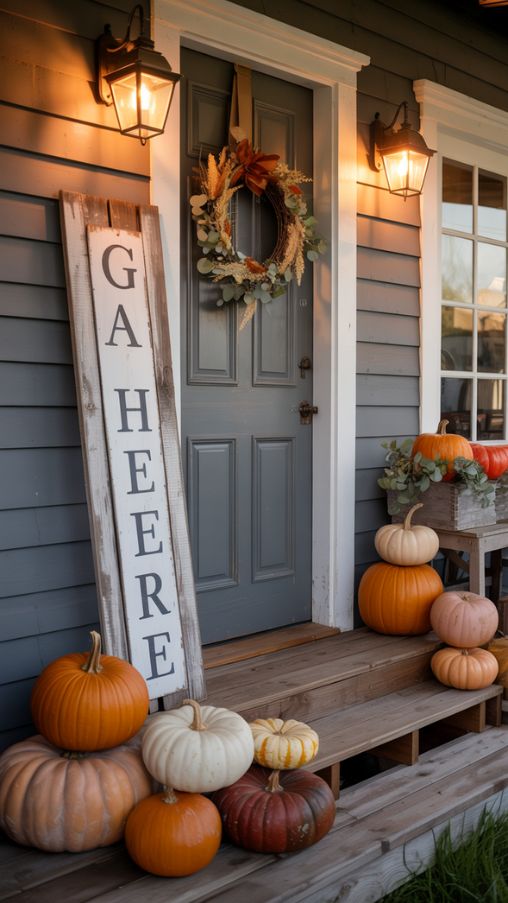 Entryway and Porch Thanksgiving Farmhouse Décor