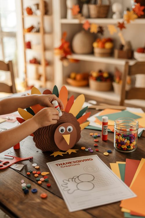 Essential Supplies for Thanksgiving Crafts for Kids