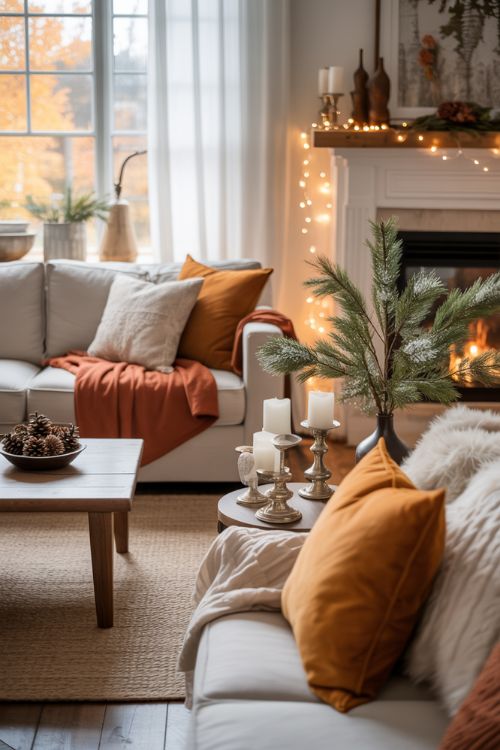 Fall To Winter Decor Ideas – Cozy Seasonal Transition Living Room