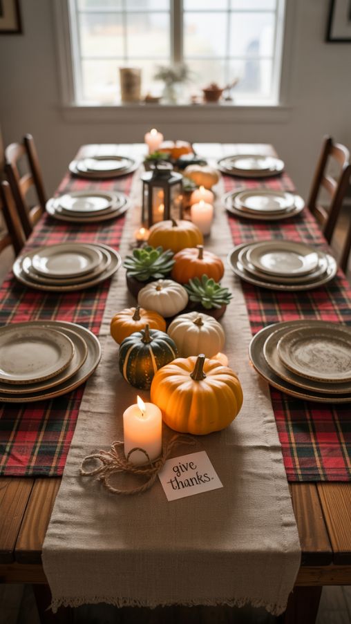 Farmhouse Dining Table Ideas for Thanksgiving