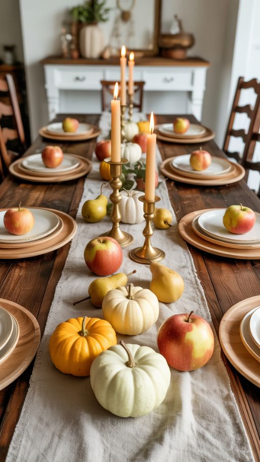 Farmhouse Thanksgiving Table Décor Ideas