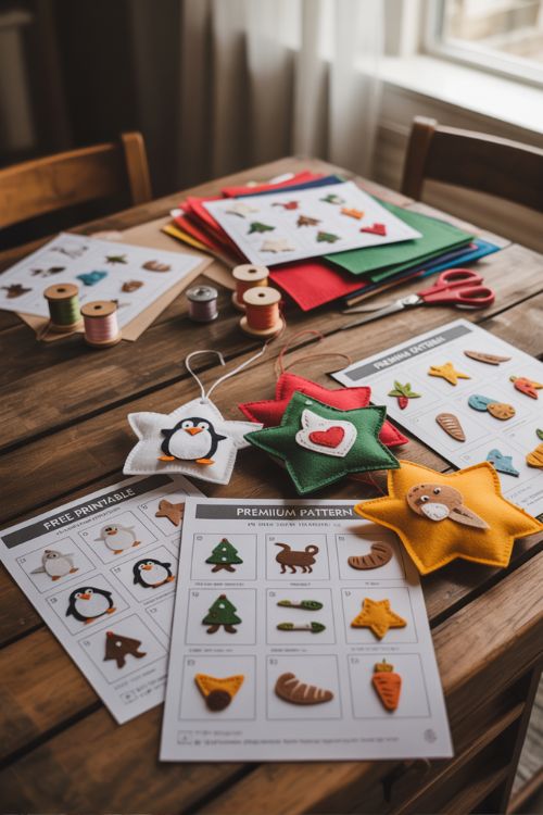 Free and Paid Felt Christmas Ornament Patterns – Creative Holiday Crafting