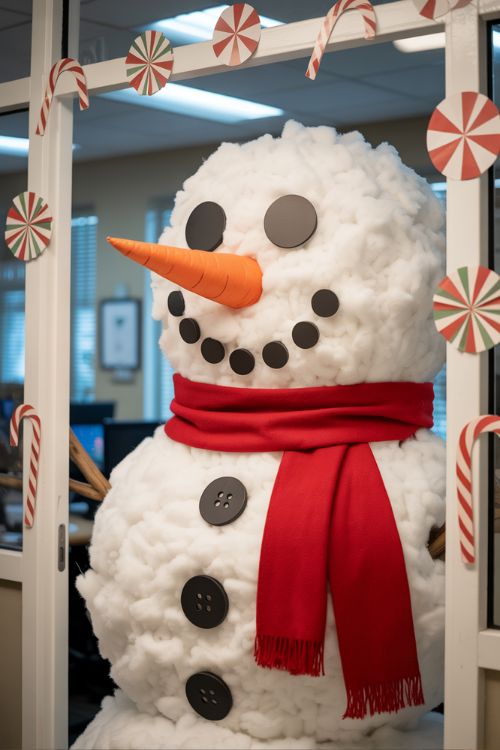Fun & Whimsical Christmas Office Door Decorations