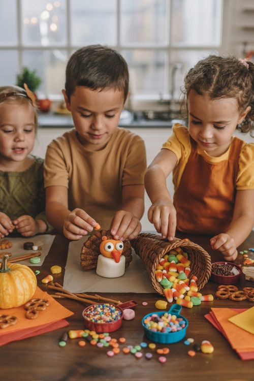 Fun and Easy Food Crafts for Kids on Thanksgiving