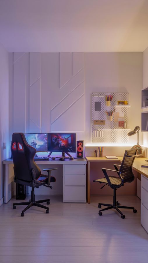 Gaming and Study-Friendly IKEA Home Office Setups