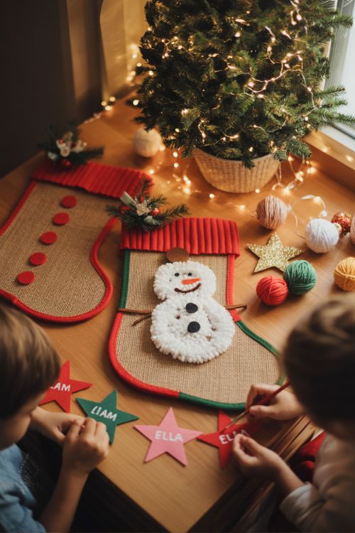 Handmade and Crafty Christmas Stockings Ideas for a Personal Touch