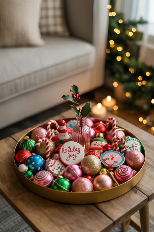 Holiday Joy-Inspired Christmas Tray Decor Ideas