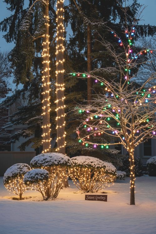 Illuminating Trees and Bushes