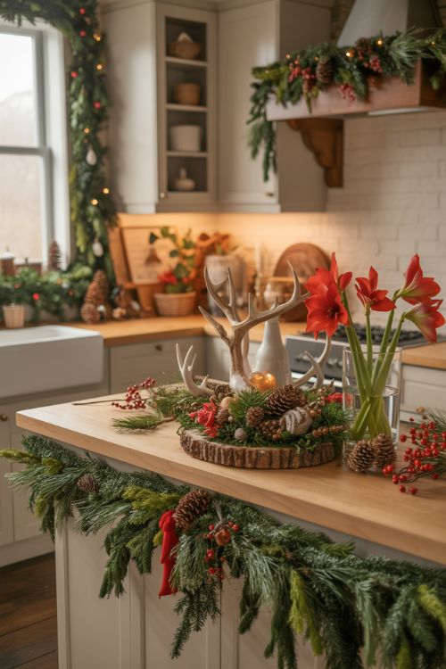 19 Stunning Christmas Kitchen Island Decor Ideas for a Festive Home ...
