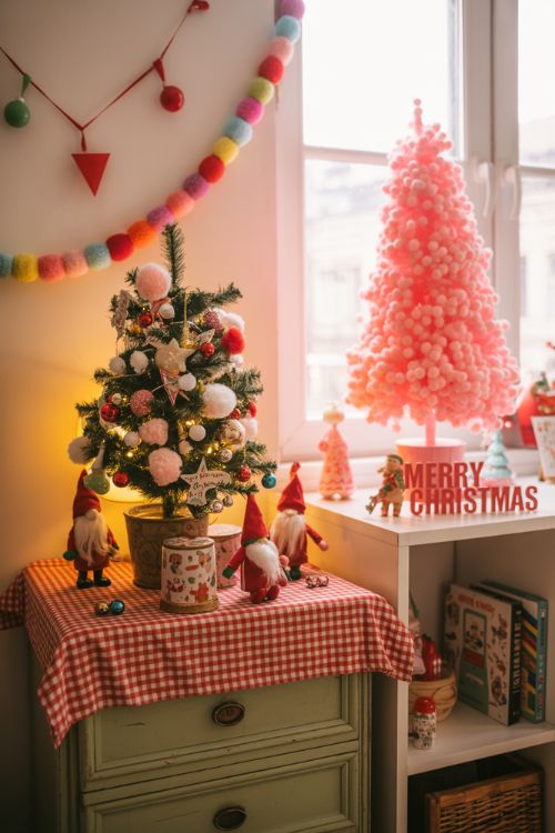 Kitsch Christmas Decorations for Small Spaces Cozy Festive Apartment