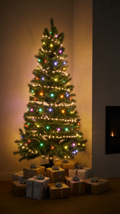 Lighting Techniques for Slim Christmas Trees