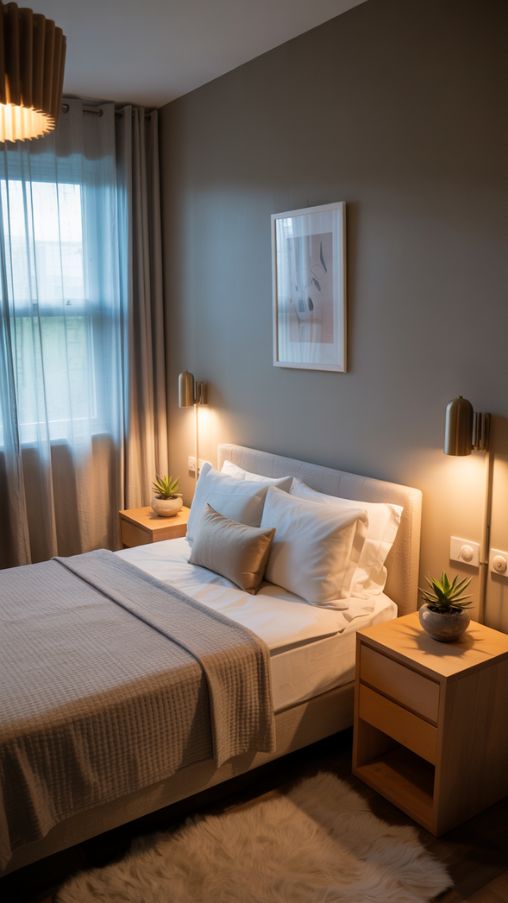 Lighting That Expands the Space in Small Guest Rooms