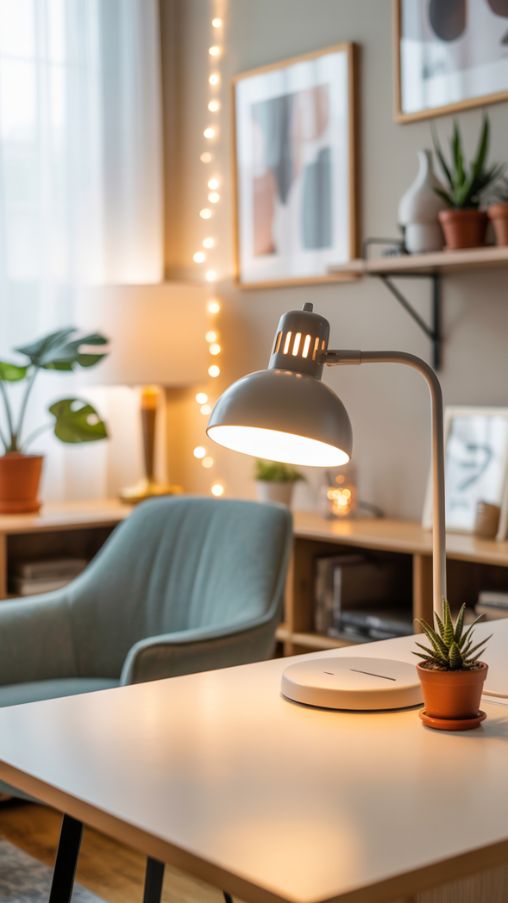 Lighting and Decor Ideas for a Productive IKEA Home Office