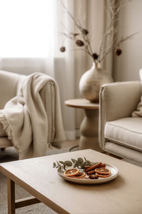 Natural Materials – Minimalist Christmas Decor Ideas with Organic Charm
