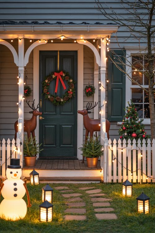 Outdoor Christmas Home Decor Ideas for a Festive and Welcoming Home