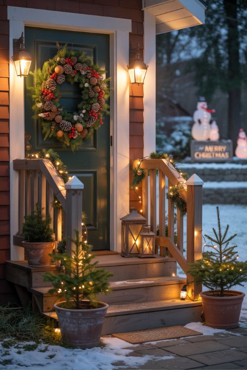 Outdoor Christmas Home Decor Ideas for a Festive and Welcoming Home