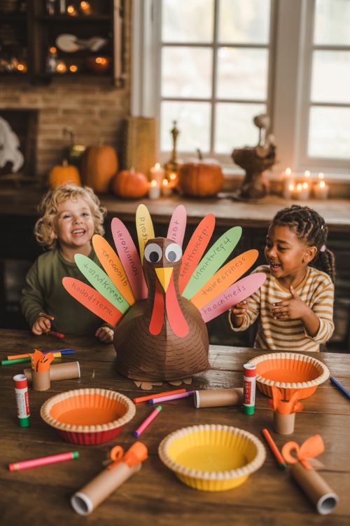 Paper Bag and Recycled Crafts for Kids – Eco-Friendly Thanksgiving DIYs