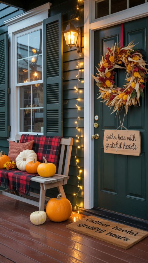 Preparing Your Porch for Thanksgiving Decorations