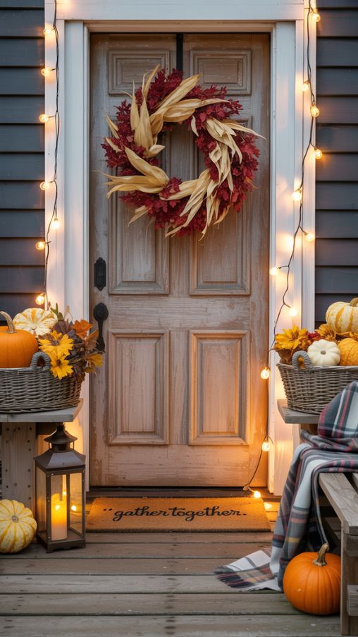 Preparing Your Porch for Thanksgiving Decorations