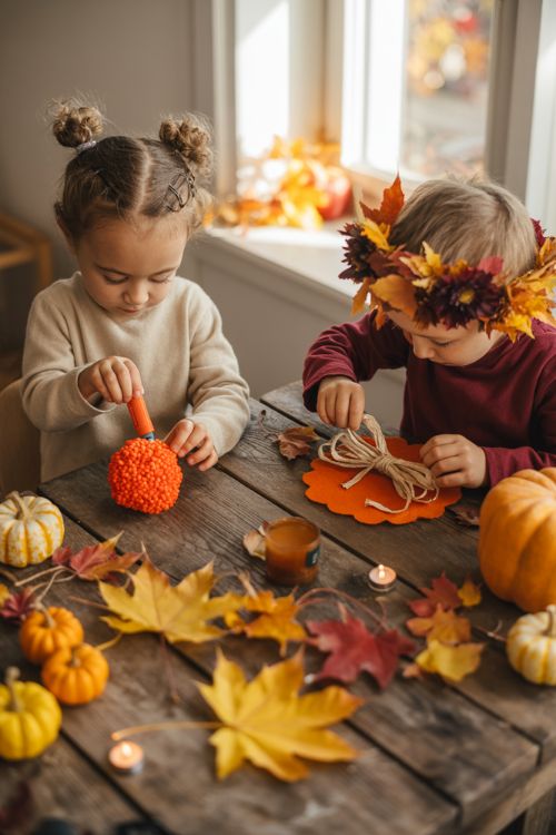 Pumpkin and Autumn Crafts for Kids – Fun Fall DIY Activities