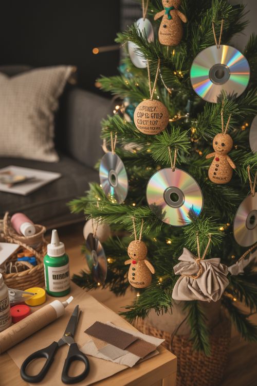 Repurposed Materials for Budget-Friendly Christmas Ornaments