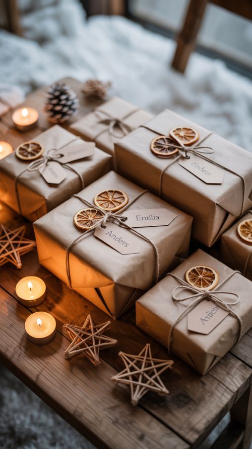 Scandinavian Christmas Gift Wrapping Ideas for a Minimalist and Cozy Holiday