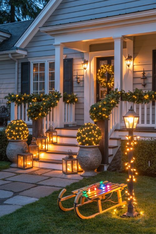 Seasonal Decor Integration with Outdoor Lights