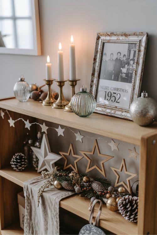 Seasonal & Themed Christmas Shelf Decor Ideas