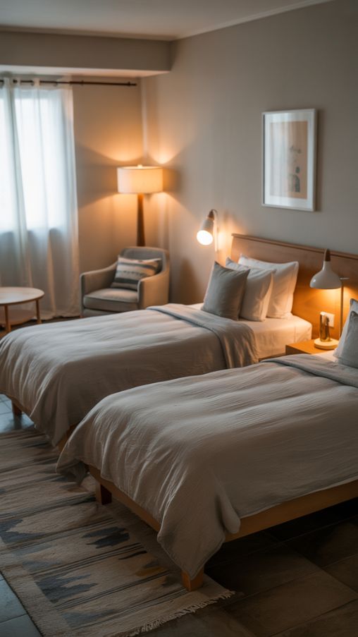Space-Saving Twin Bed Guest Room Layout Ideas for Small Spaces